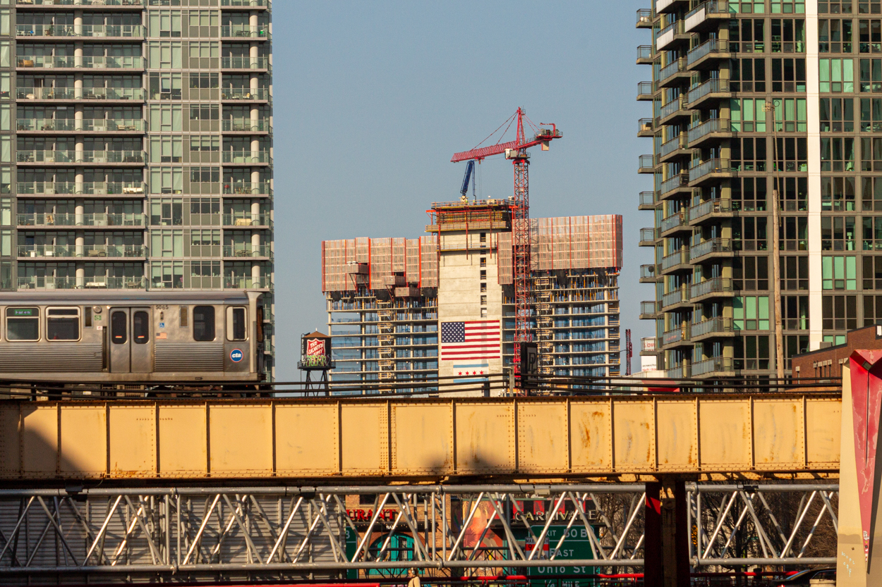 Bally's Hotel tower crane jump #2