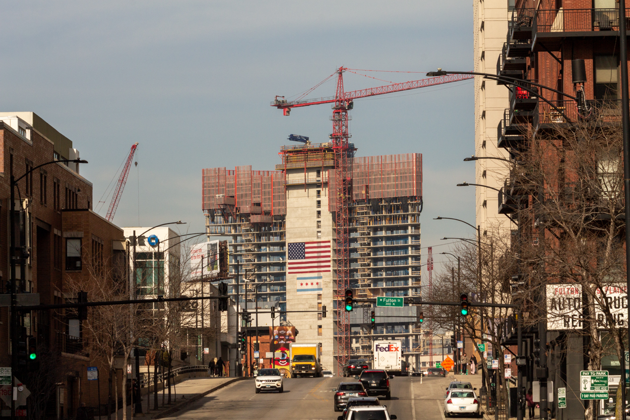 Bally's Hotel tower crane jump #2