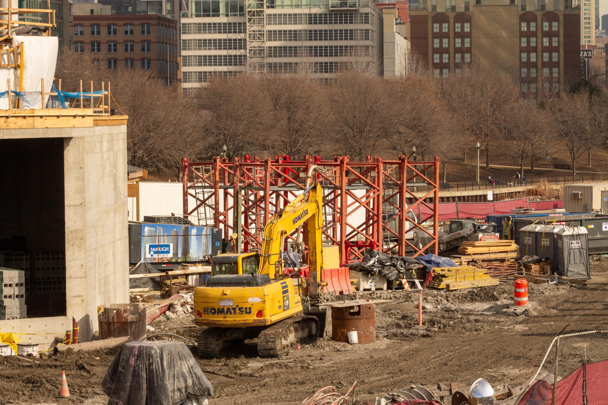 Bally's Hotel tower crane jump #2