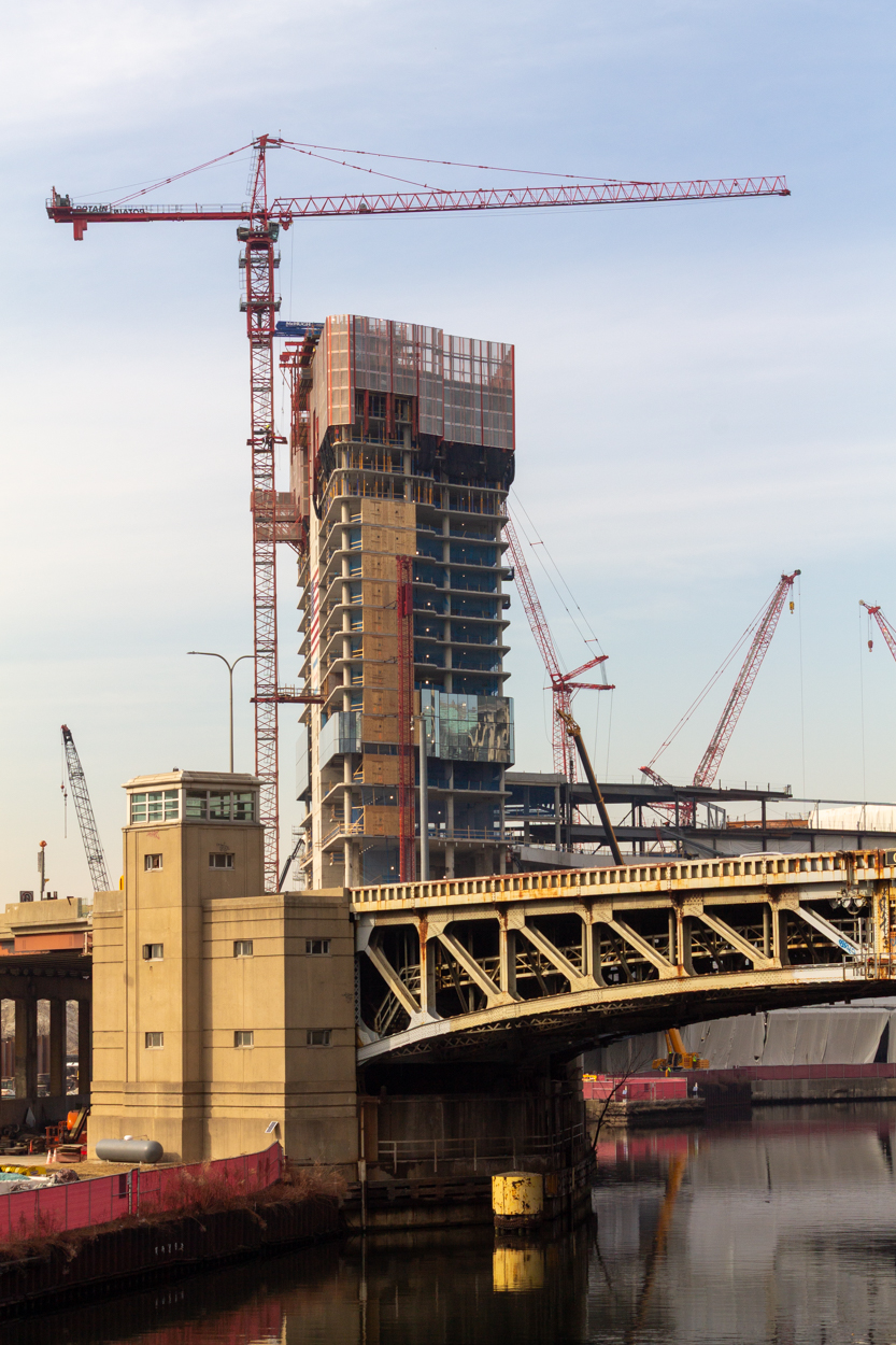 Bally's Hotel tower crane jump #2