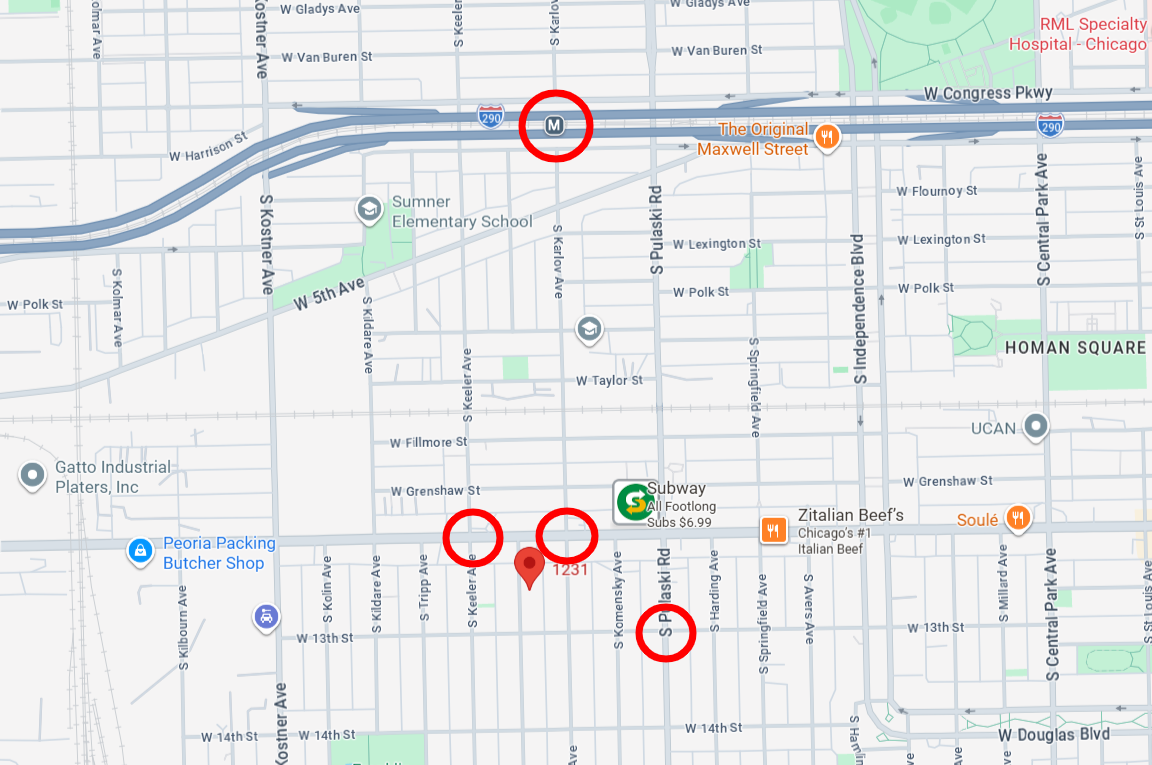 1231-1233 South Kedvale Avenue three-flats permitted