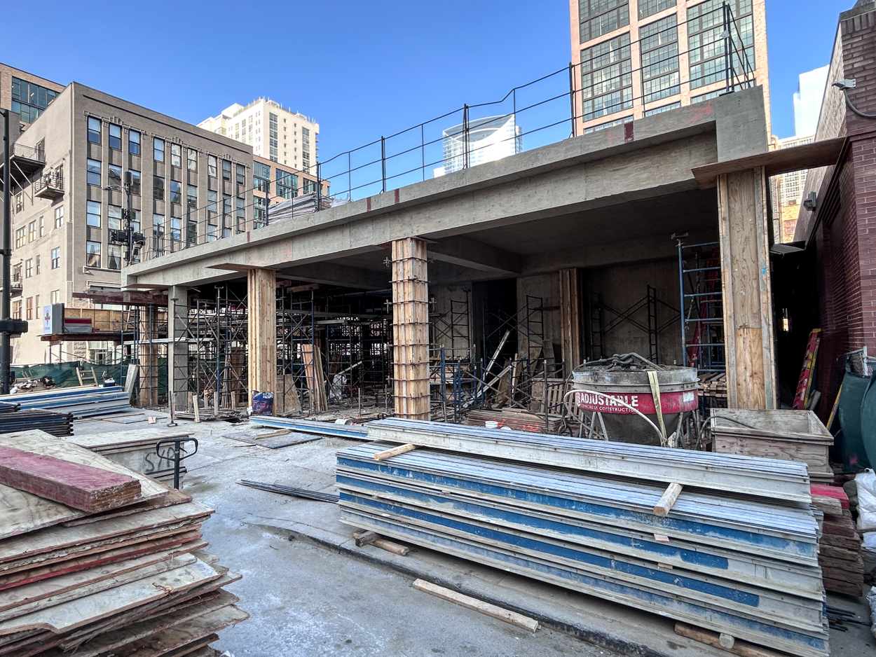 629 West Lake, 135 North Desplaines March 2026 construction updates