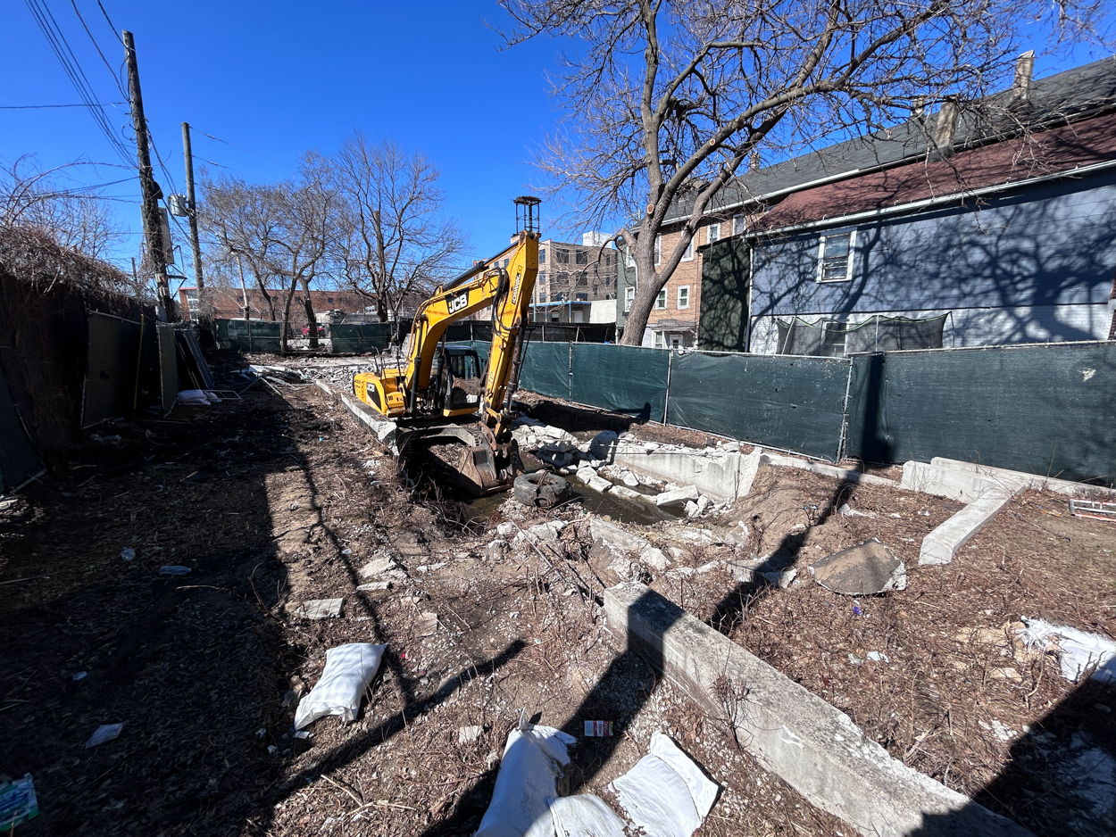 2130 South May Street construction underway