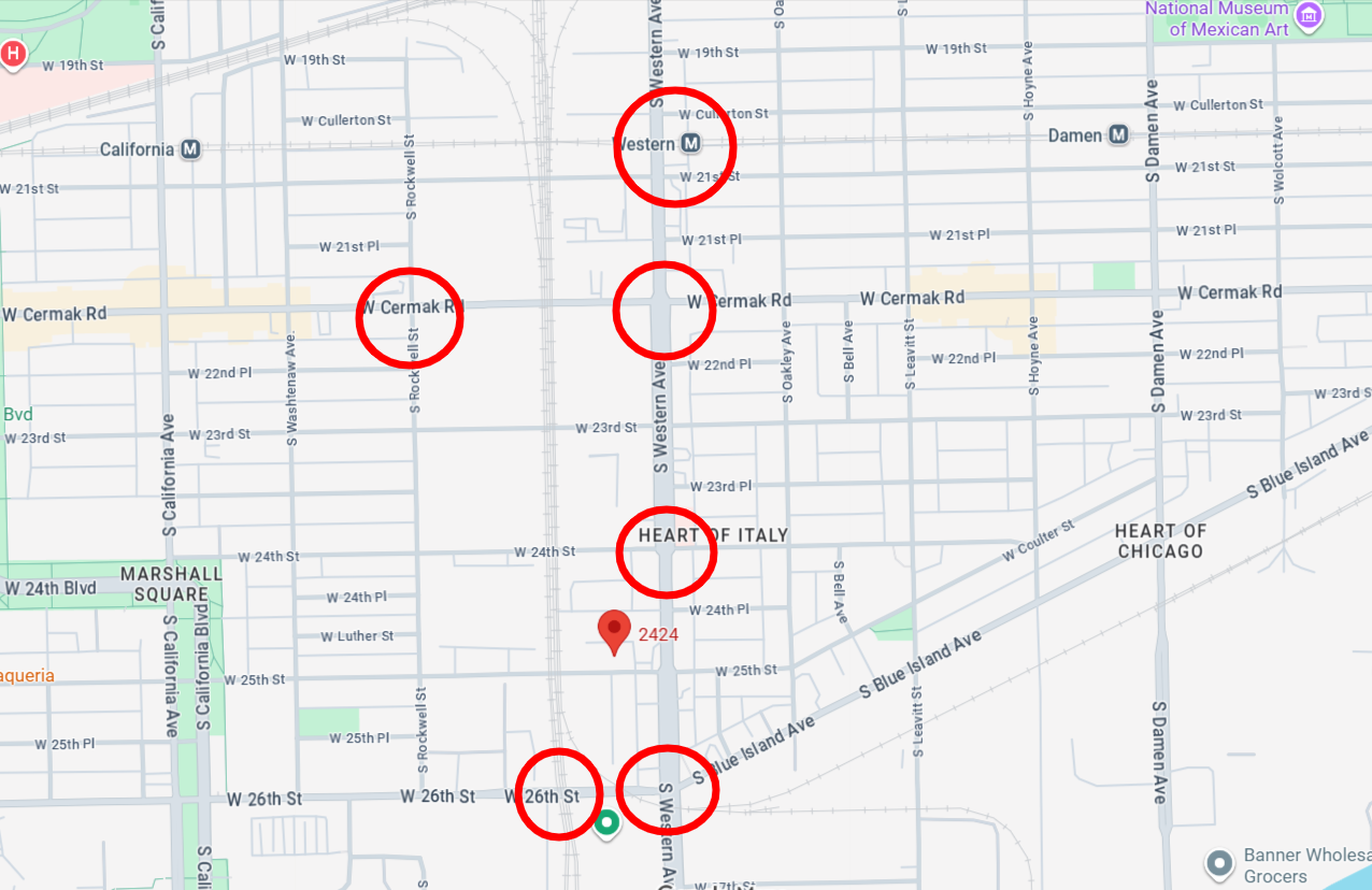 2424 West 25th Street six-flat permitted