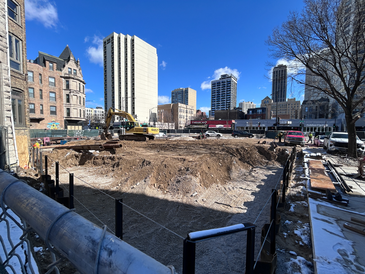 2600 North Clark Street construction underway