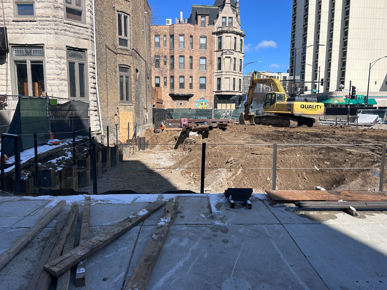 2600 North Clark Street construction underway