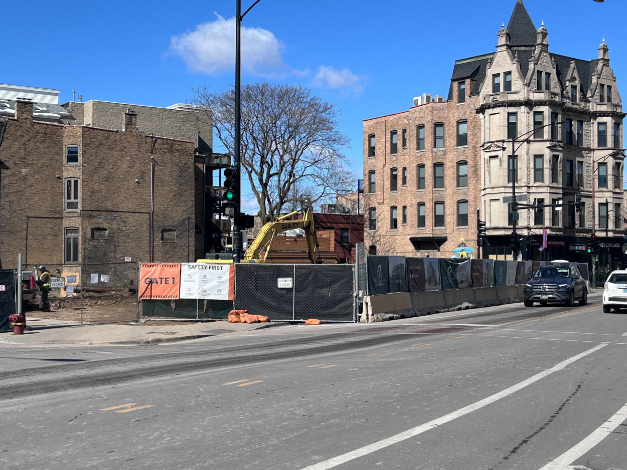 2600 North Clark Street construction underway