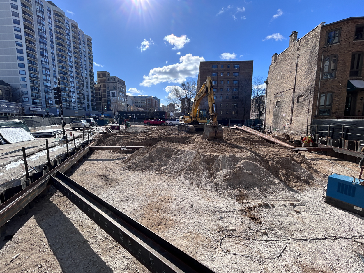 2600 North Clark Street construction underway