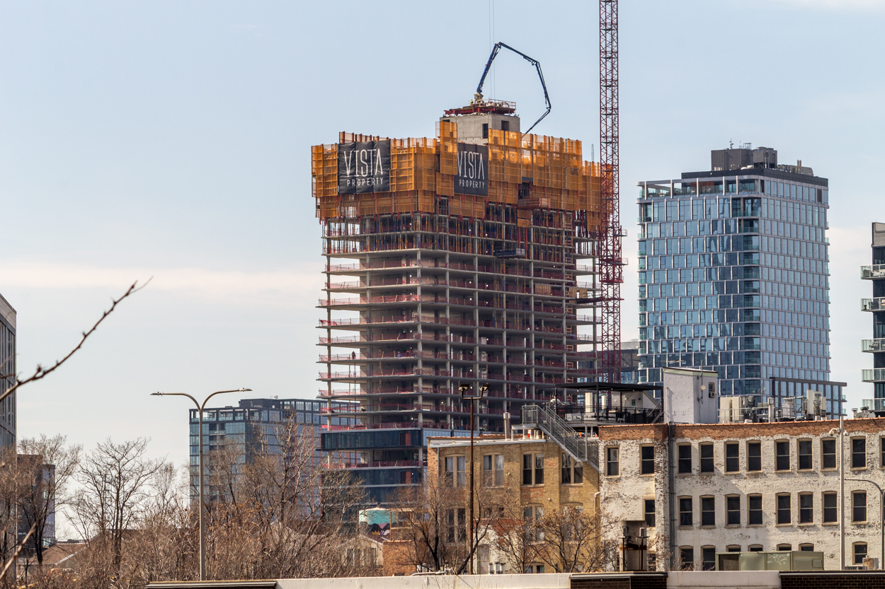 370 North Morgan march 2026 construction update