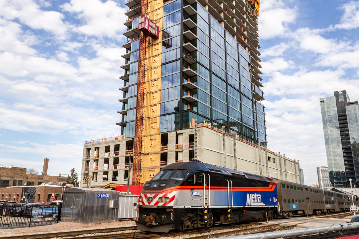 370 North Morgan march 2026 construction update