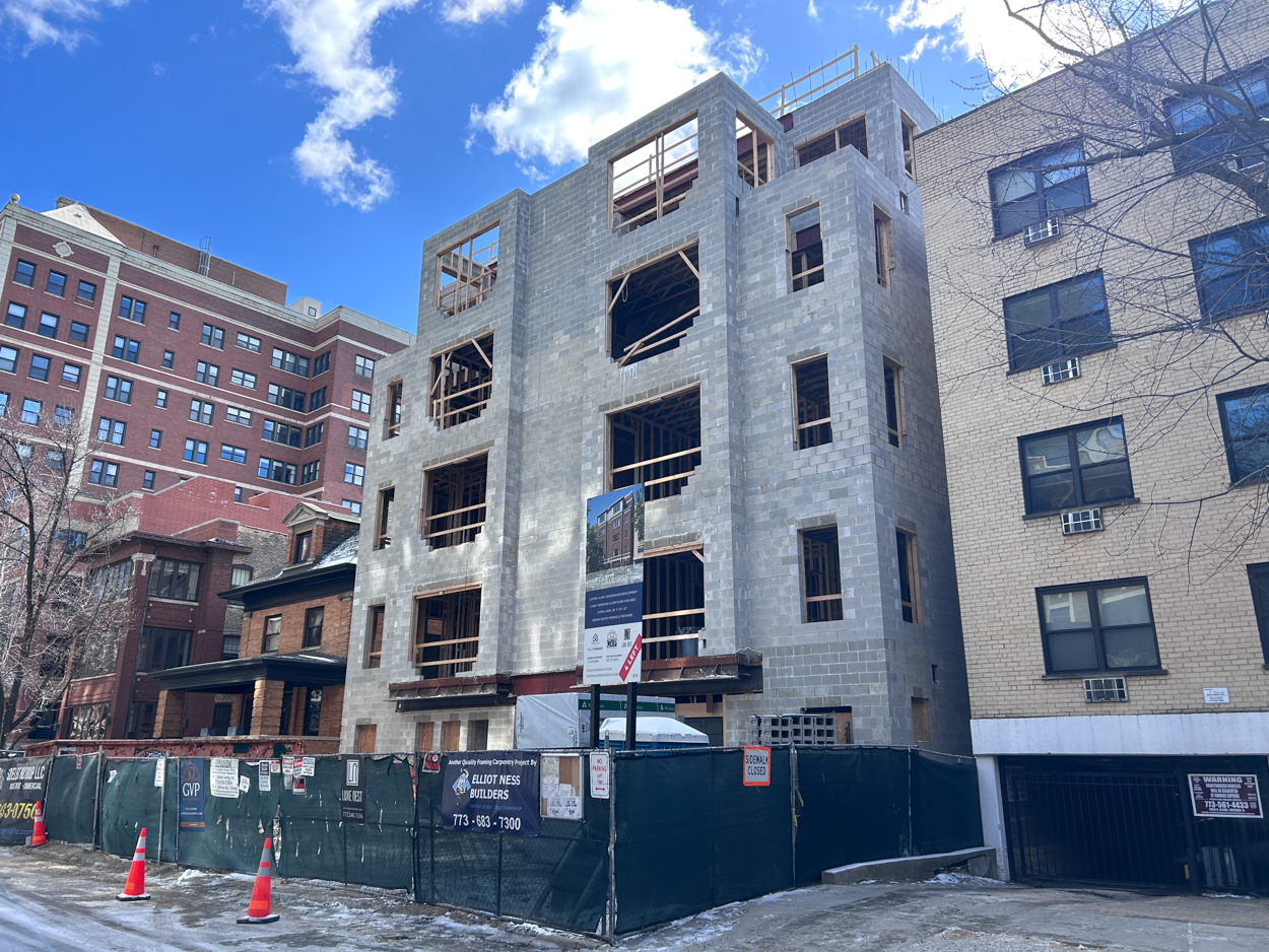 453 West Briar Place March 2026 construction progress