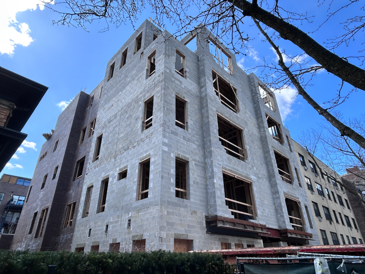 453 West Briar Place March 2026 construction progress