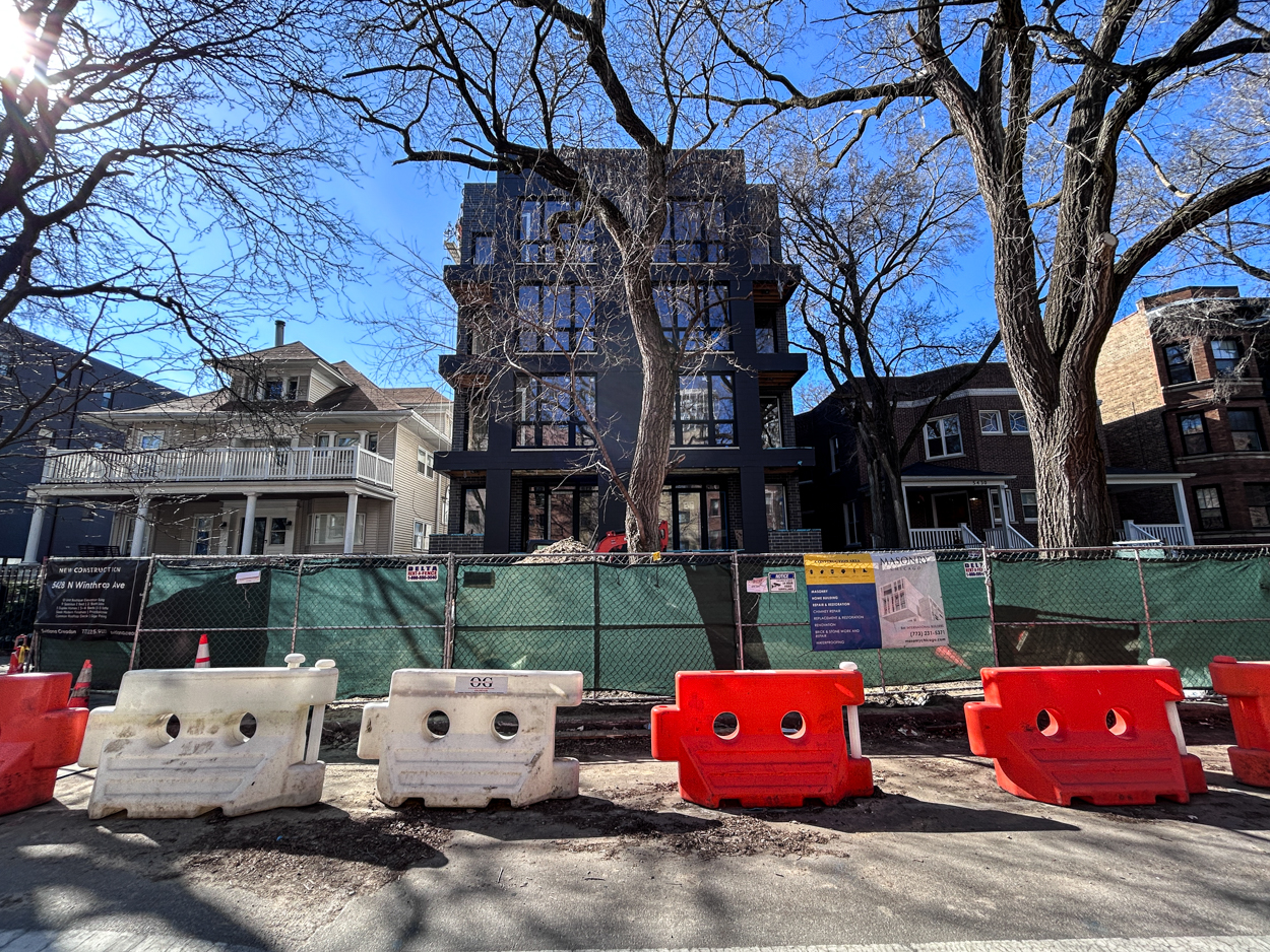 5428 North Winthrop Avenue March 2026 construction update