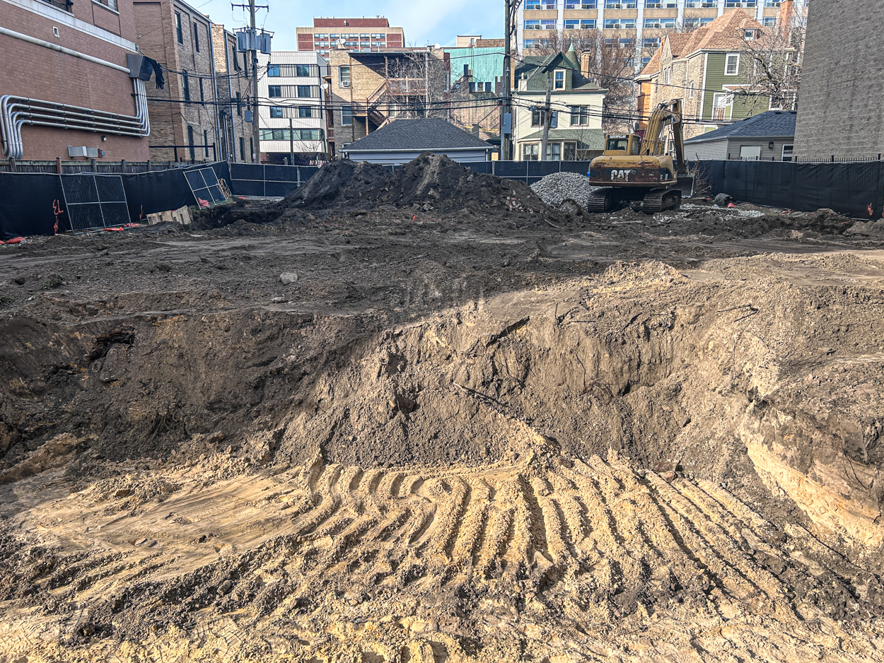 940 West Leland Avenue excavation underway