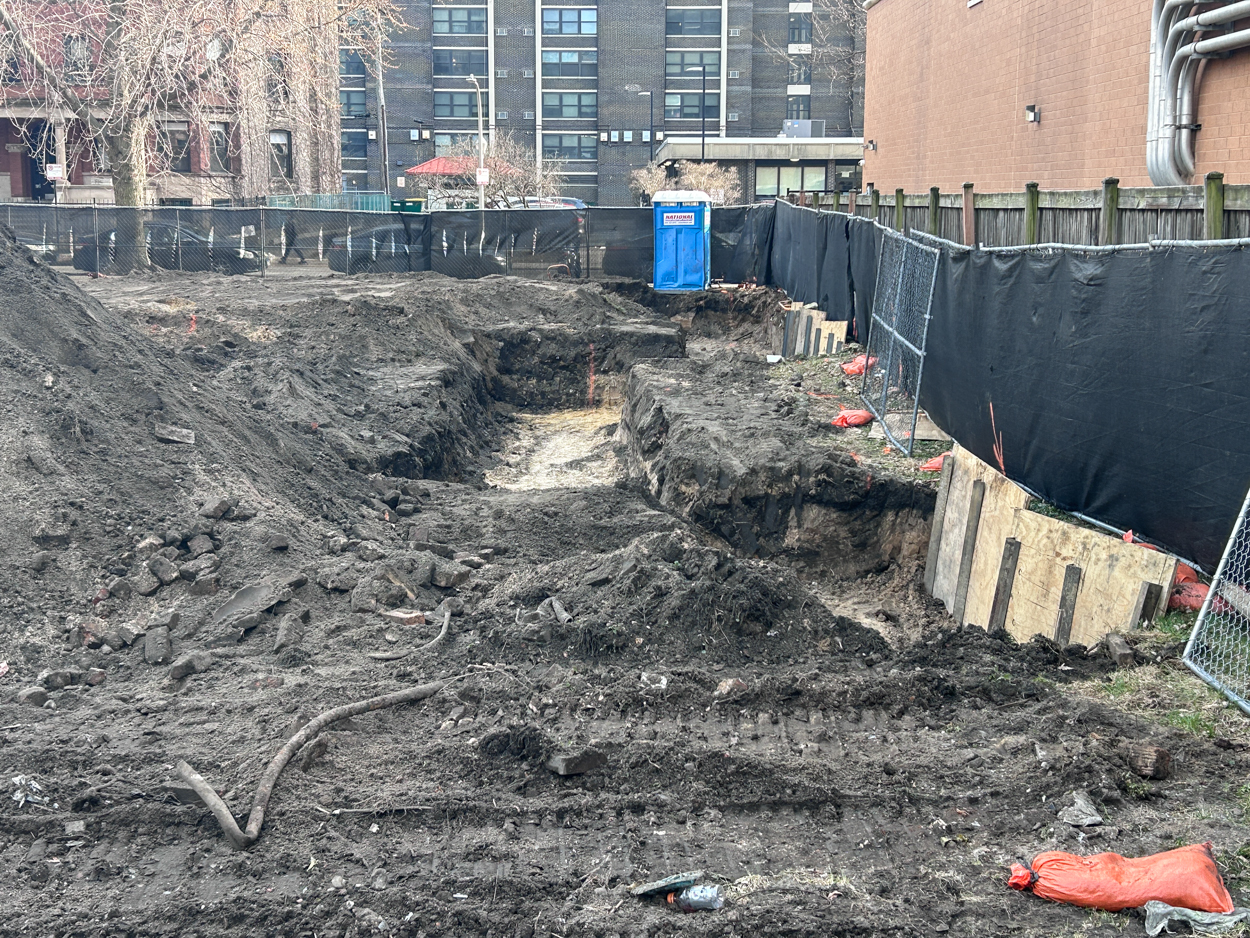 940 West Leland Avenue excavation underway