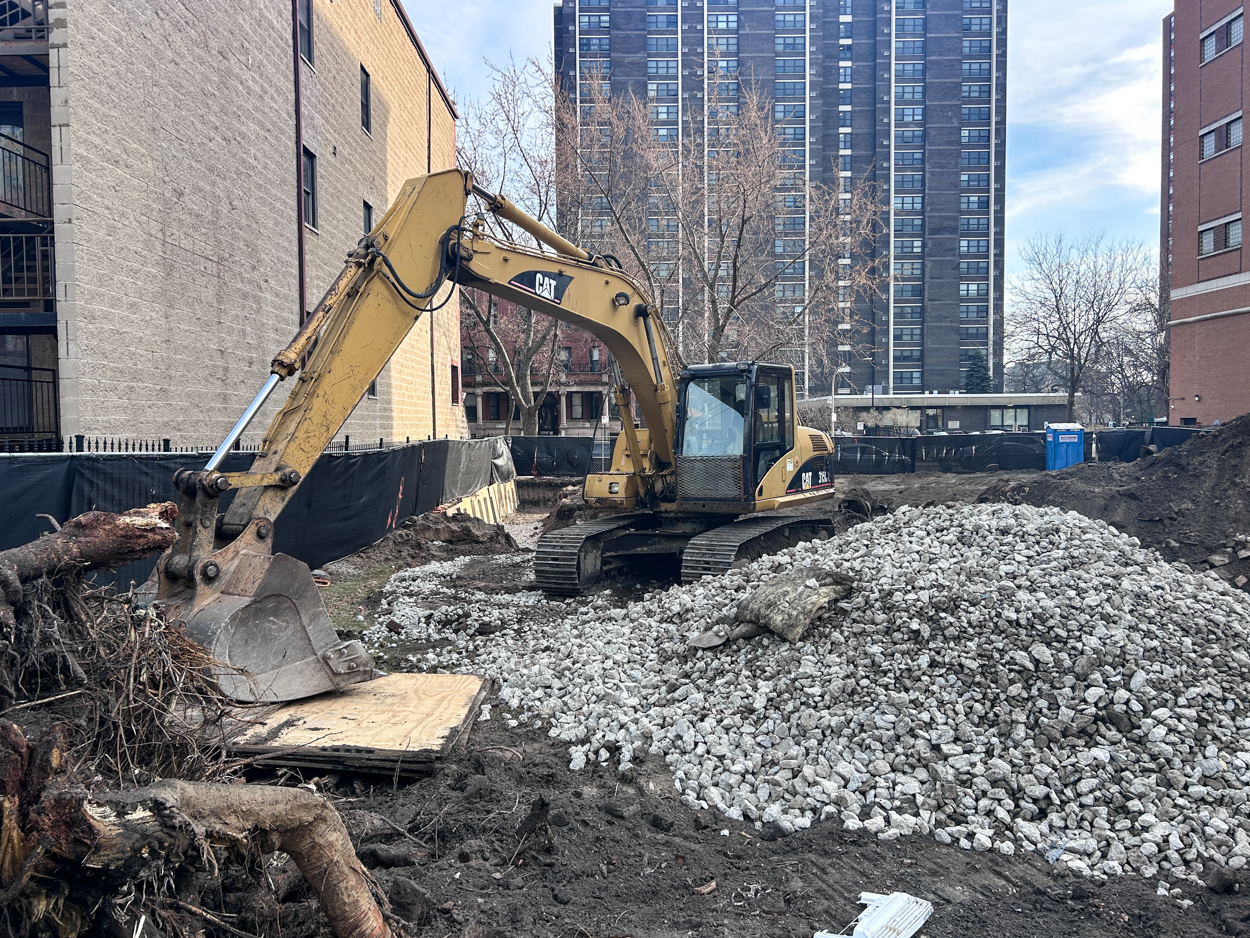 940 West Leland Avenue excavation underway