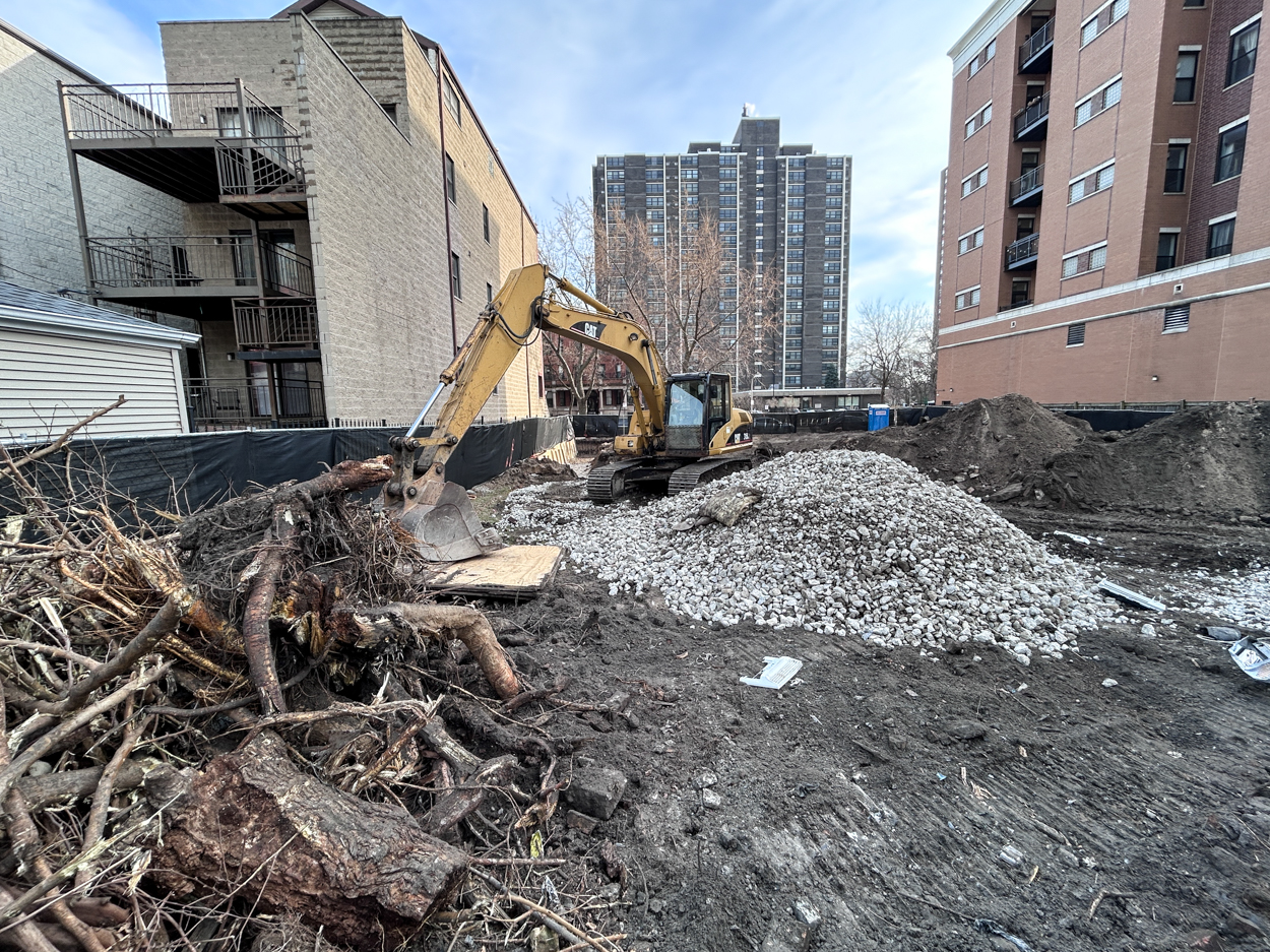 940 West Leland Avenue excavation underway