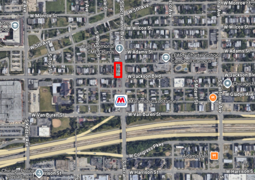 3004 West Jackson Boulevard three-flat permitted