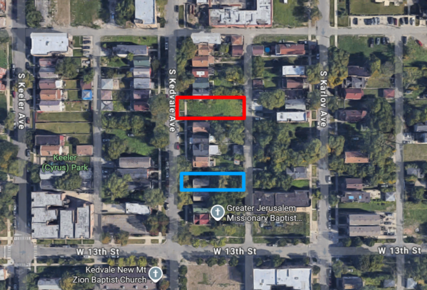 1231-1233 South Kedvale Avenue three-flats permitted
