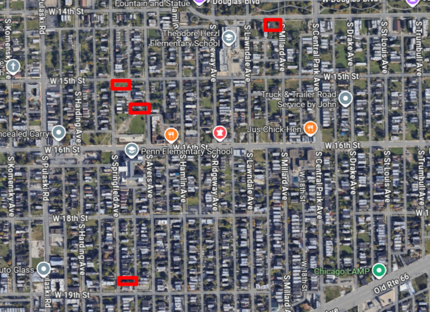 Five three-flat permits for North Lawndale