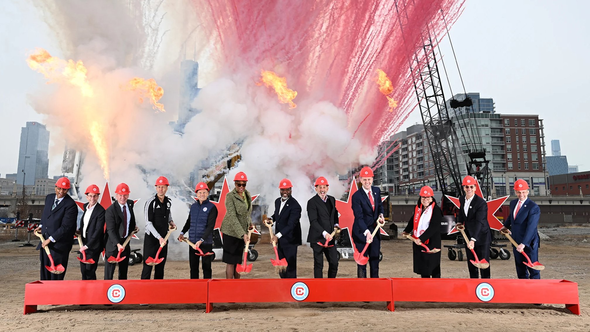 Chicago Fire FC stadium groundbreaking