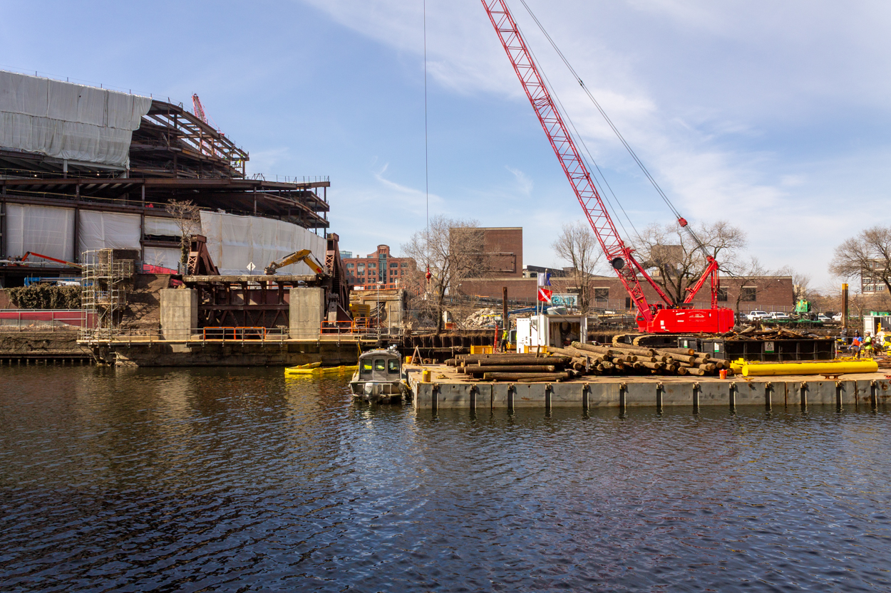 Chicago Avenue Bridge removal