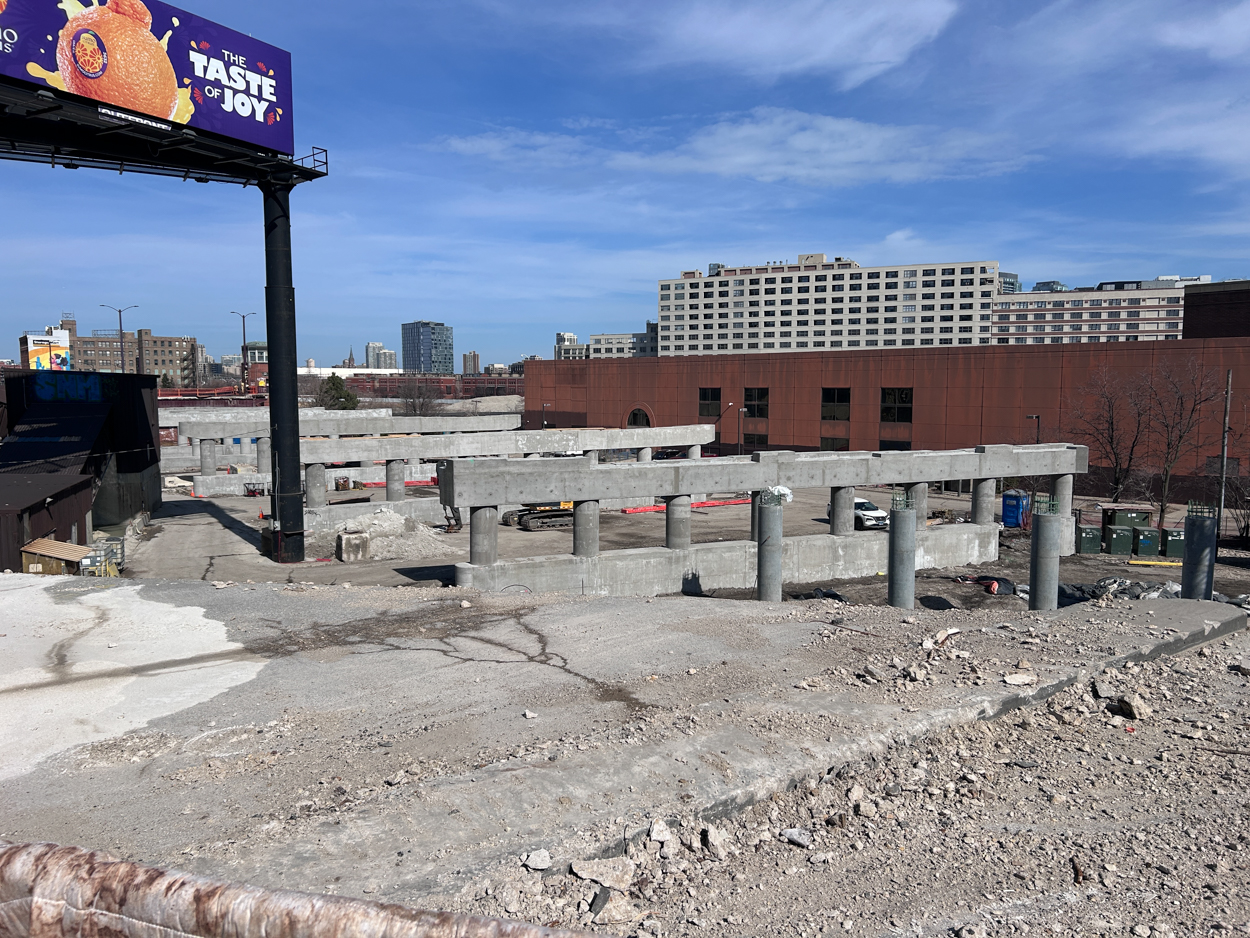 Chicago Avenue Bridge removal