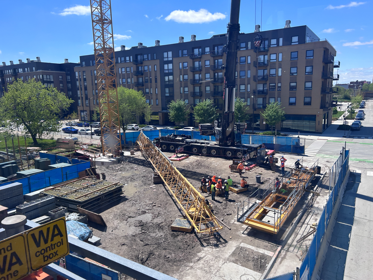 Southbridge 2305 South State Street tower crane