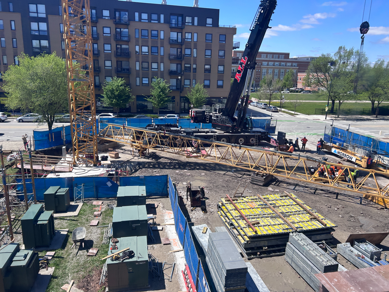 Southbridge 2305 South State Street tower crane