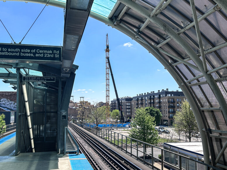 Southbridge 2305 South State Street tower crane
