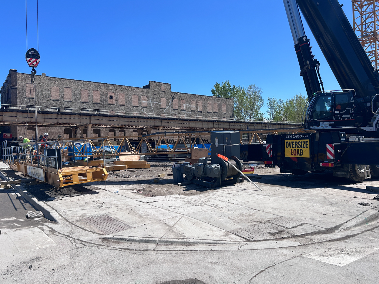Southbridge 2305 South State Street tower crane