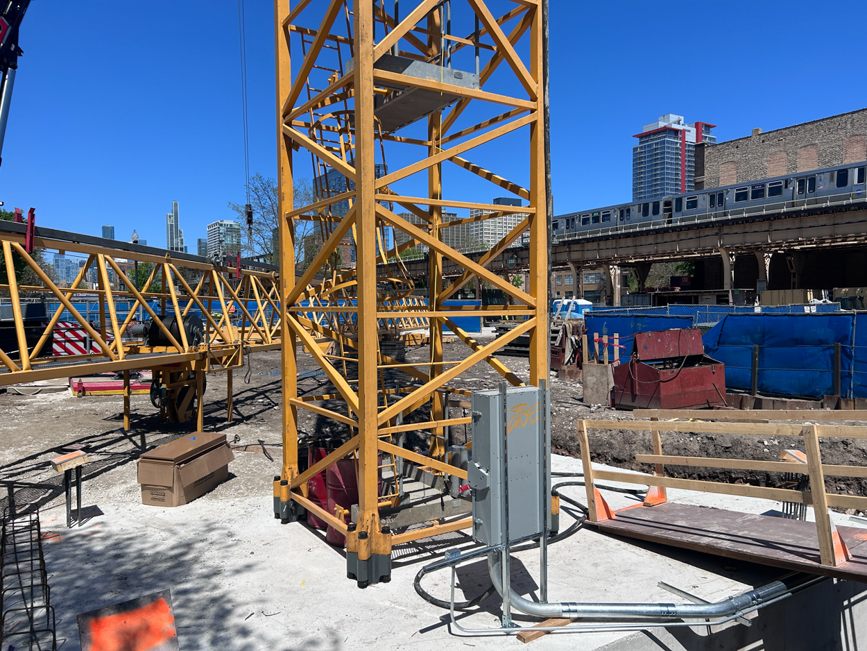Southbridge 2305 South State Street tower crane