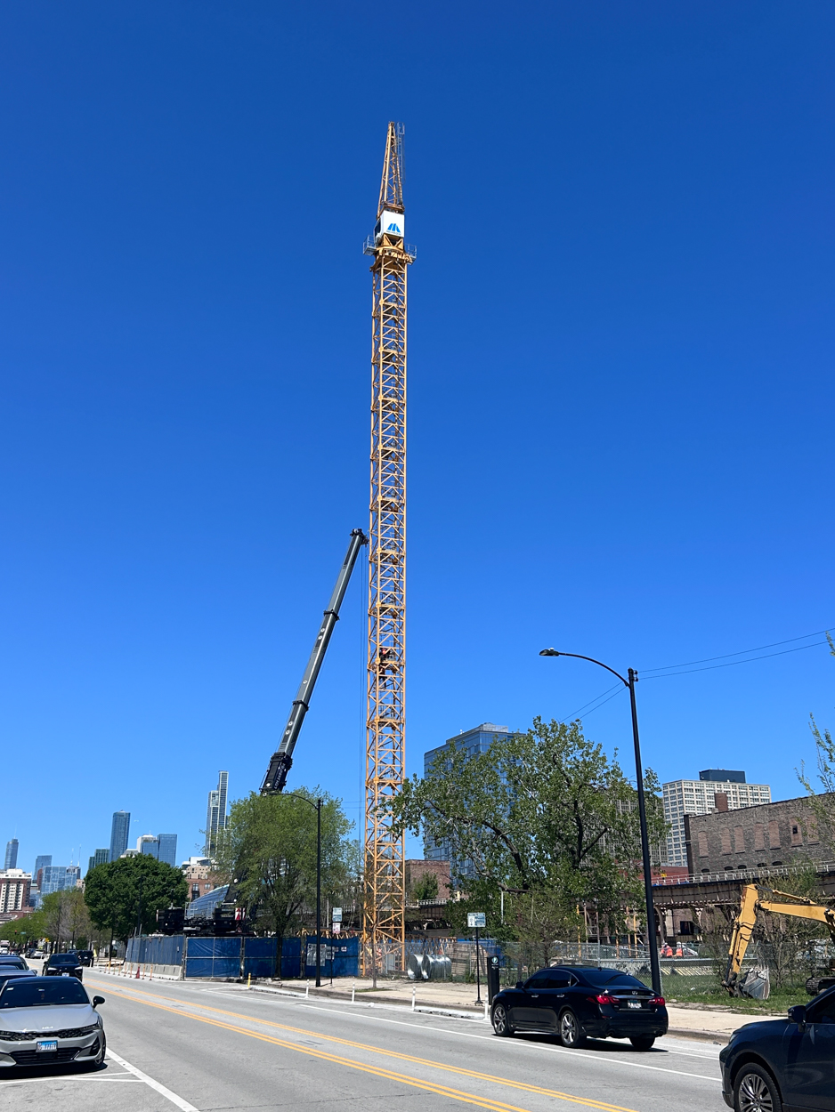 Southbridge 2305 South State Street tower crane