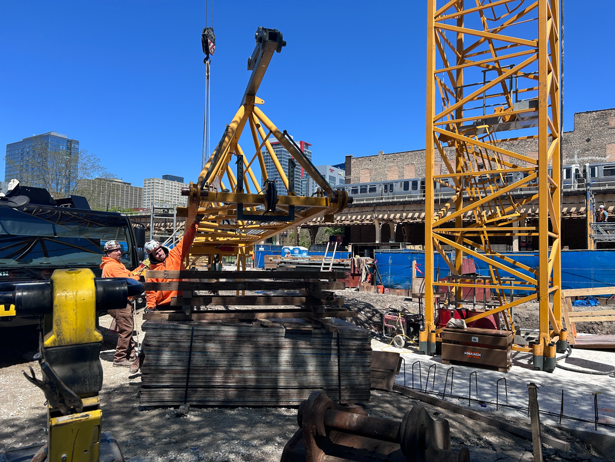 Southbridge 2305 South State Street tower crane