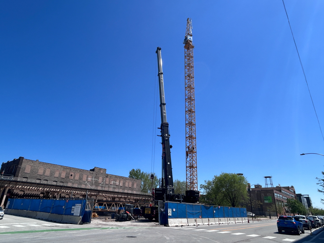 Southbridge 2305 South State Street tower crane