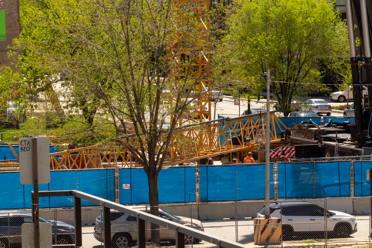 Southbridge 2305 South State Street tower crane