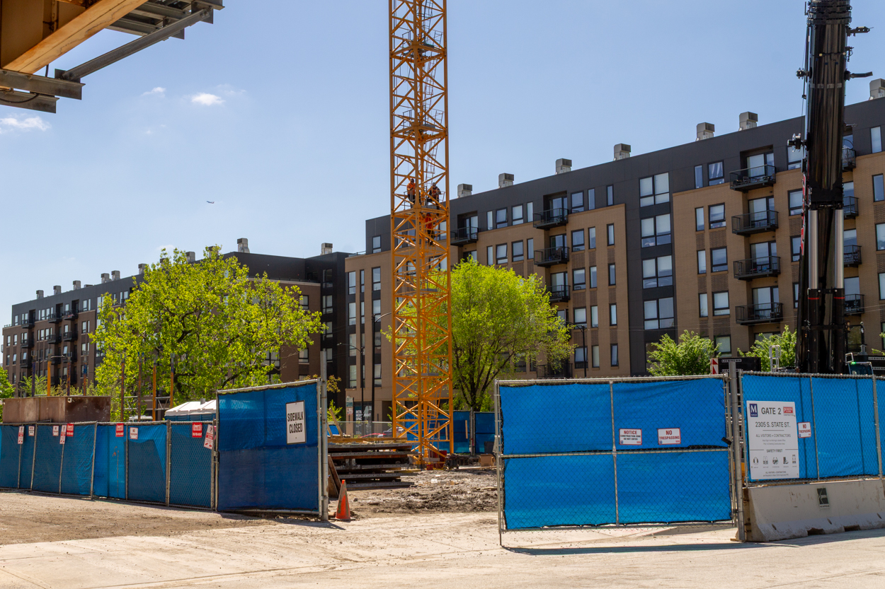 Southbridge 2305 South State Street tower crane