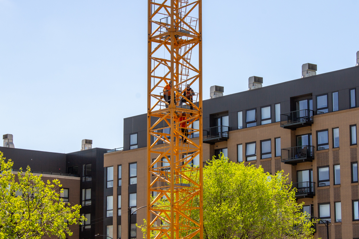 Southbridge 2305 South State Street tower crane