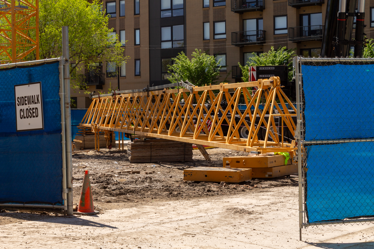 Southbridge 2305 South State Street tower crane