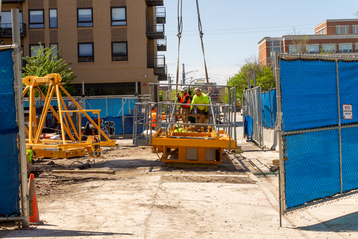 Southbridge 2305 South State Street tower crane