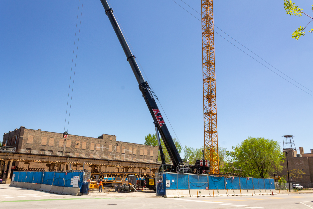 Southbridge 2305 South State Street tower crane