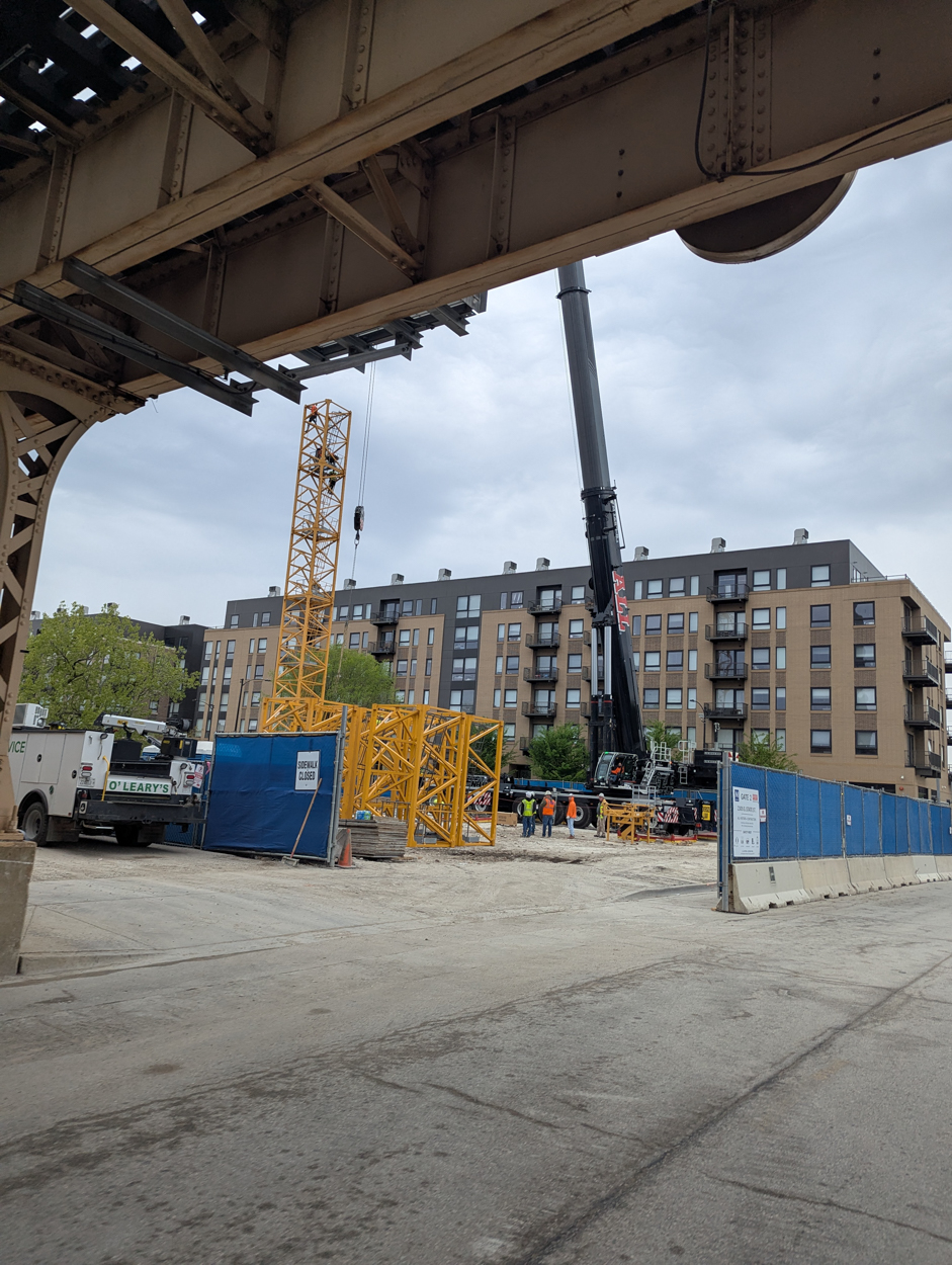 Southbridge 2305 South State Street tower crane