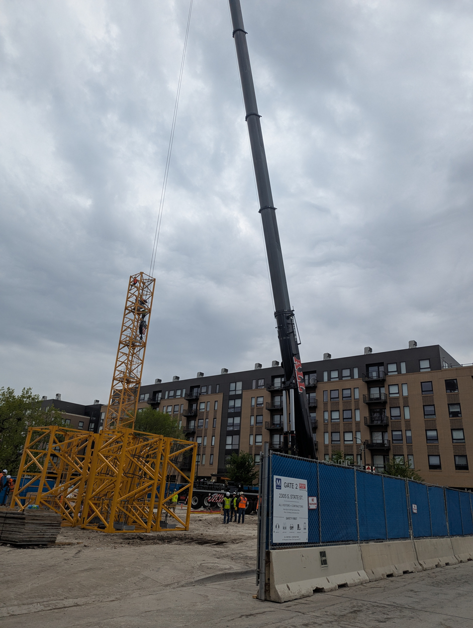 Southbridge 2305 South State Street tower crane
