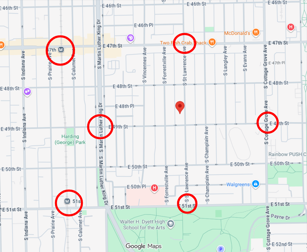 4842-4844 South St. Lawrence Avenue three-flats permitted