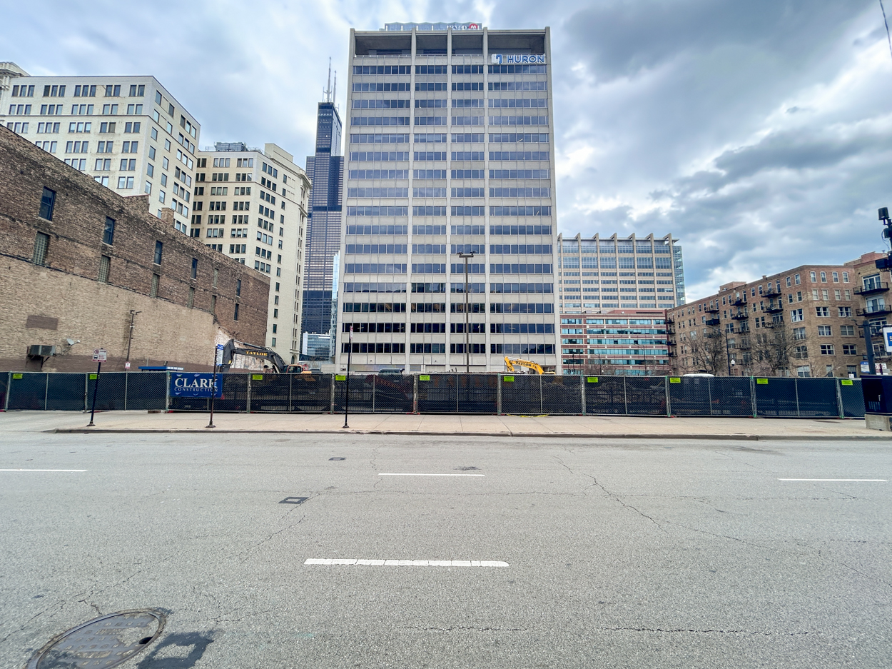 566 West Van Buren site prep underway