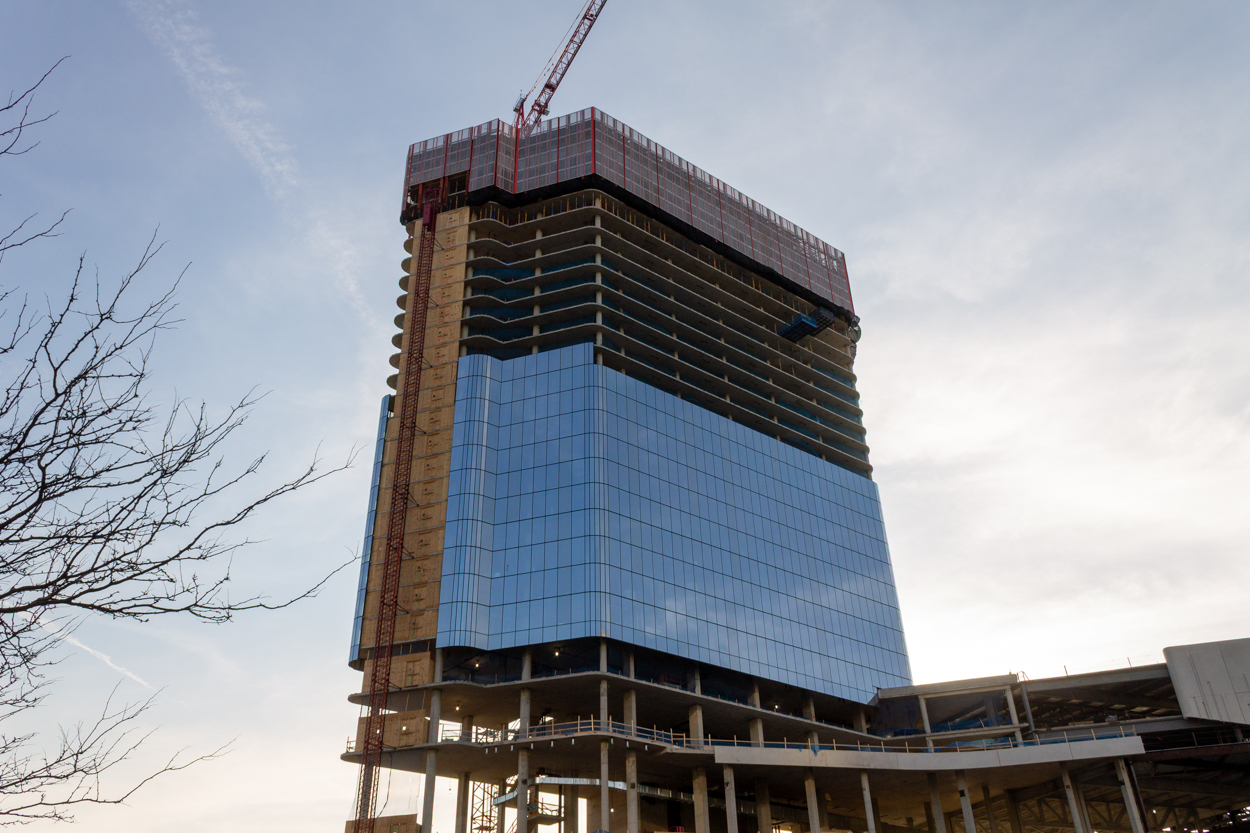 Bally's Casino hotel tower April 2026 construction update