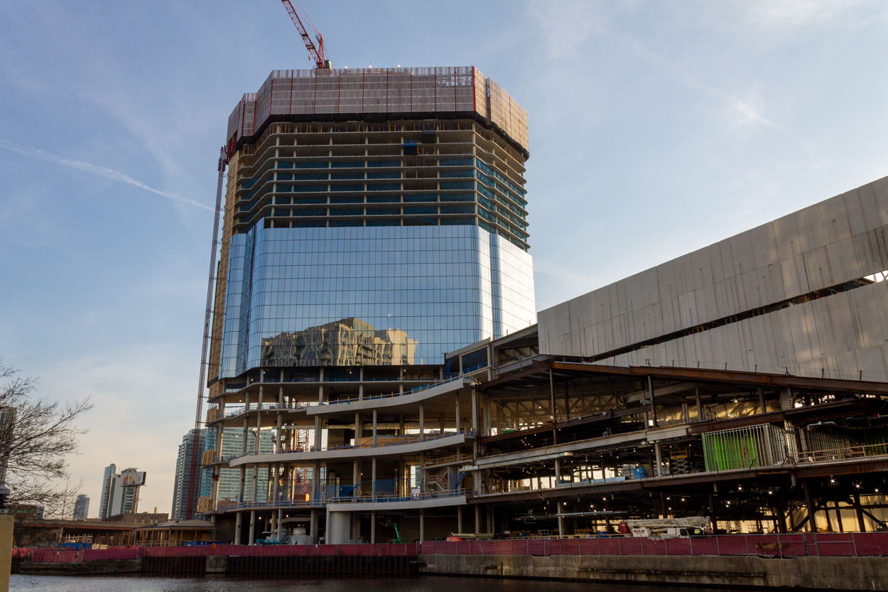 Bally's Casino hotel tower April 2026 construction update