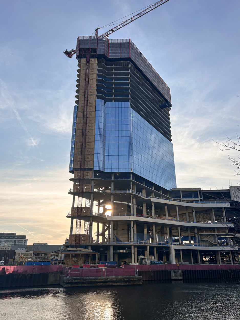 Bally's Casino hotel tower April 2026 construction update
