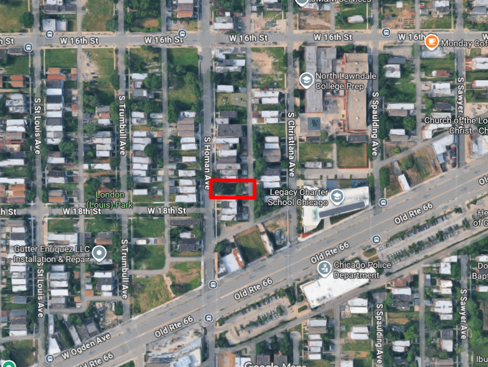 1653, 1655 South Homan Avenue construction permits