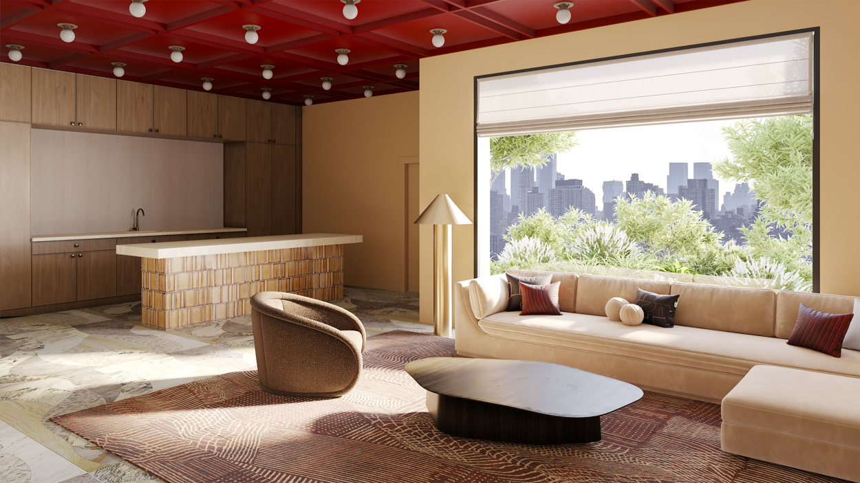 Oxxford Lofts interior renderings